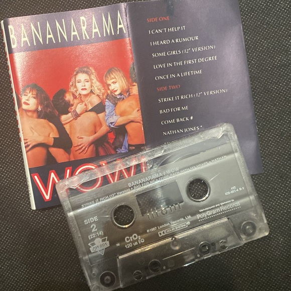 Vintage classic 80’s cassette tapes- Bananarama Collections - set of 3 - Picture 10 of 11